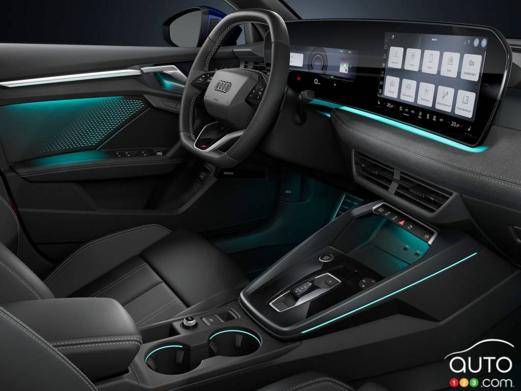 L'habitacle de la Audi A3 2027