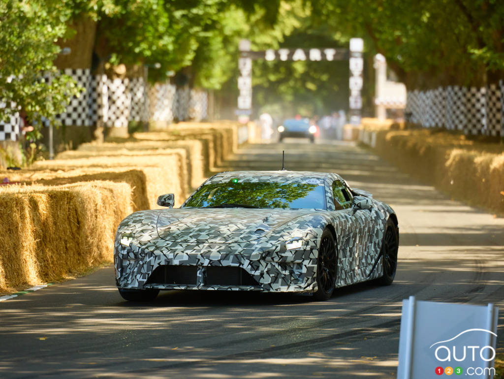 The Lexus LFA concept at the Goodwood Festival