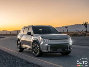 Kia rappelle 21 290 EV9 en raison d'un défaut affectant un coussin gonflable