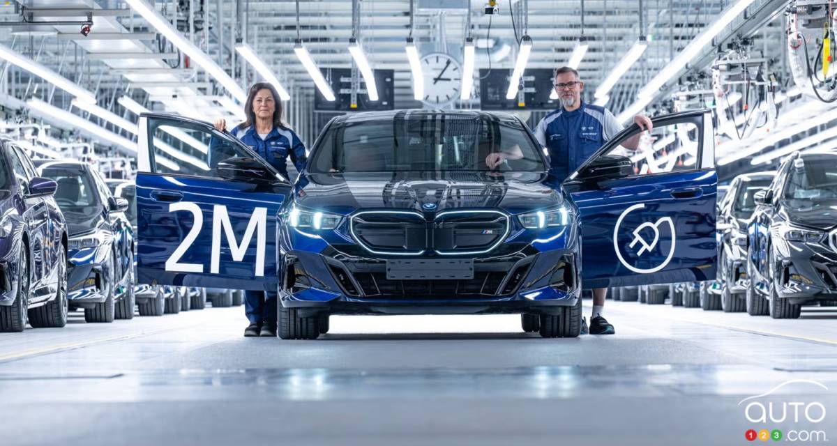 BMW : deux millions de véhicules tout électriques livrés