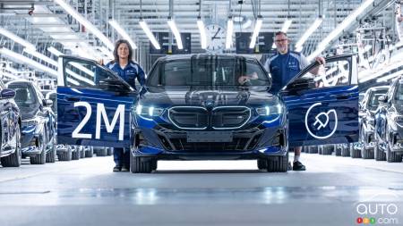 BMW : deux millions de véhicules tout électriques livrés