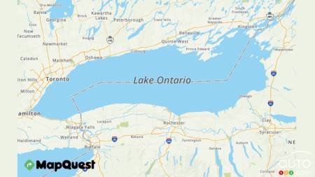 MapQuest s'en tient au lac Ontario et est récompensé