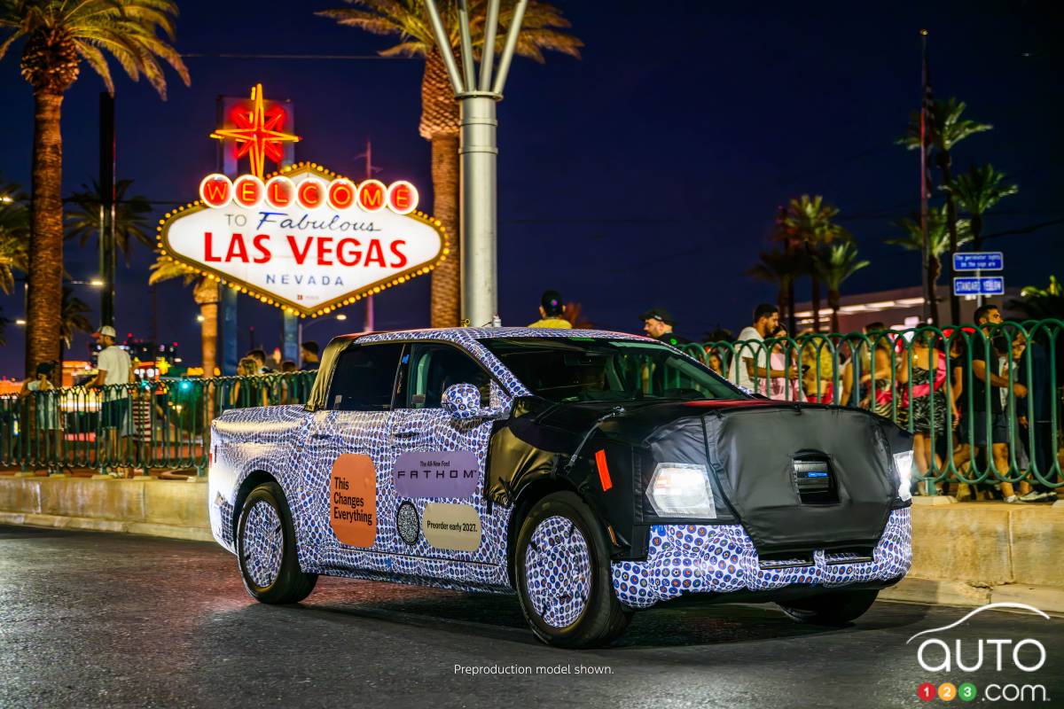 Ford Fathom: le futur camion électrique aperçu à Las Vegas