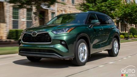 Toyota élargit le rappel du VUS Highlander lié aux sièges au Canada