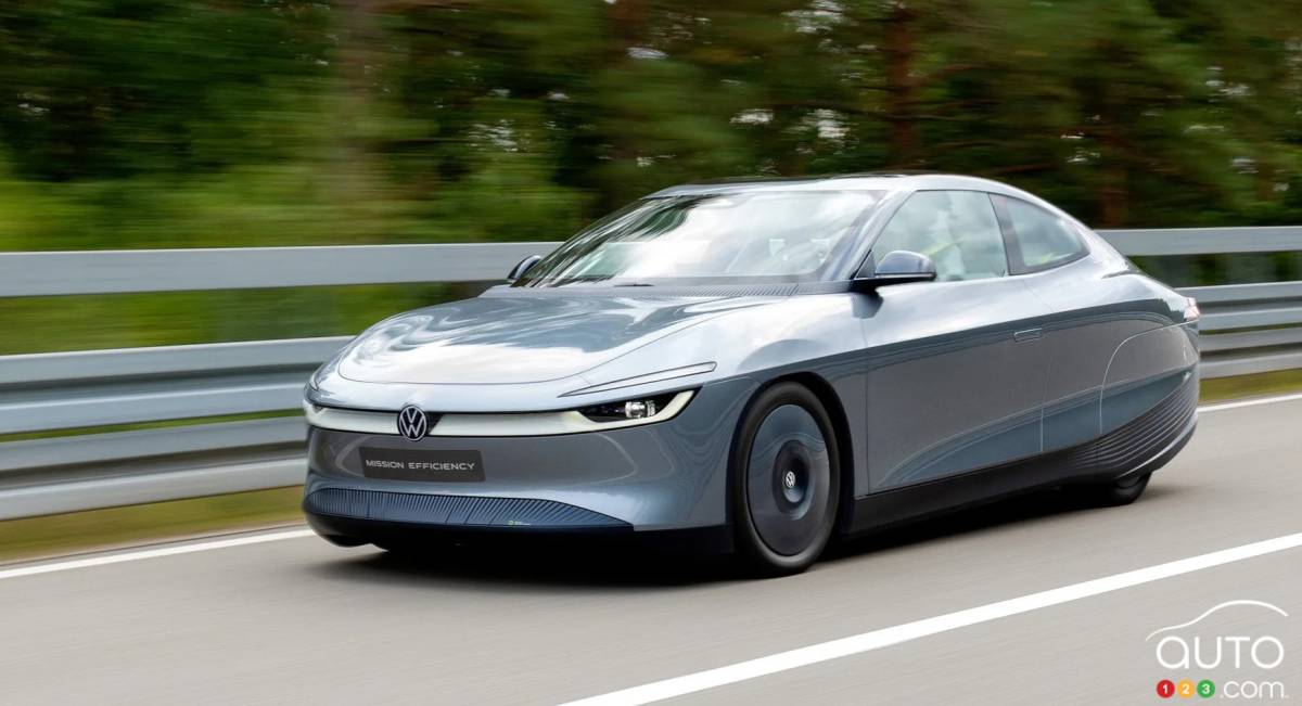 Le concept Mission Efficiency de VW, la voiture de route la plus aérodynamique au monde