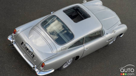 Aston Martin DB5 Continuation, de haut