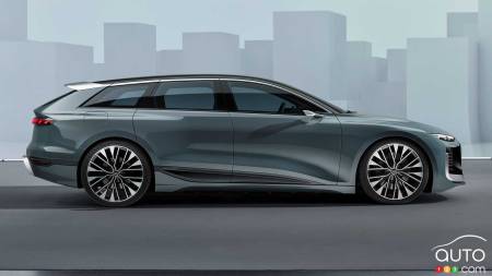 Concept Audi A6 Avant e-tron, profil