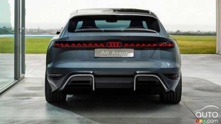 Concept Audi A6 Avant e-tron, arrière