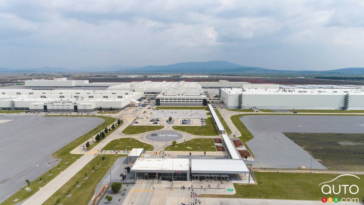 L'usine Audi à San Jose Chiapa, à Puebla au Mexique