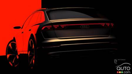 Première image de l'Audi Q8 2024