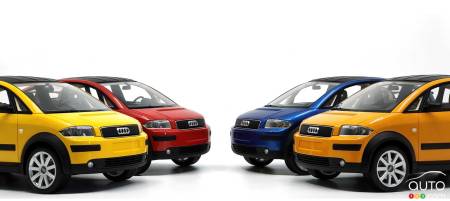 Des Audi miniatures