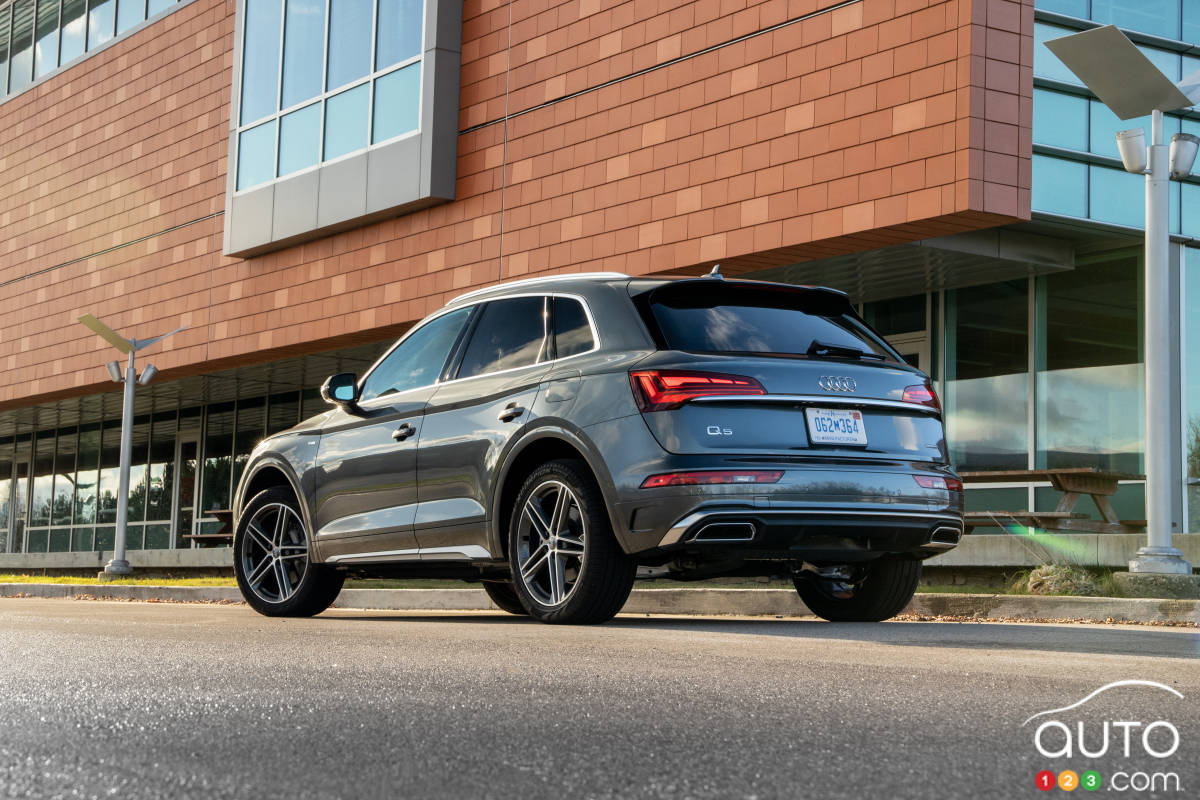 Audi Q5 TFSI e, trois quarts arrière