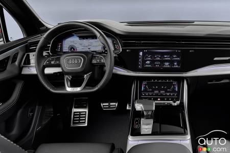 Audi Q7 2020, tableau de bord