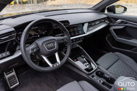 Interior of Audi S3