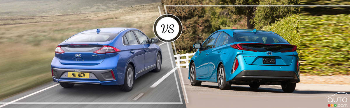 verontschuldiging Stadscentrum merk Comparison: 2019 Hyundai IONIQ vs 2019 Toyota Prius Prime | Car Reviews |  Auto123