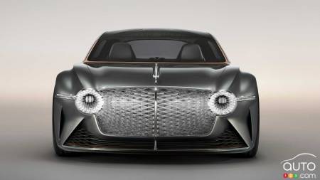 Concept Bentley EXP 100GT, 2019, avant
