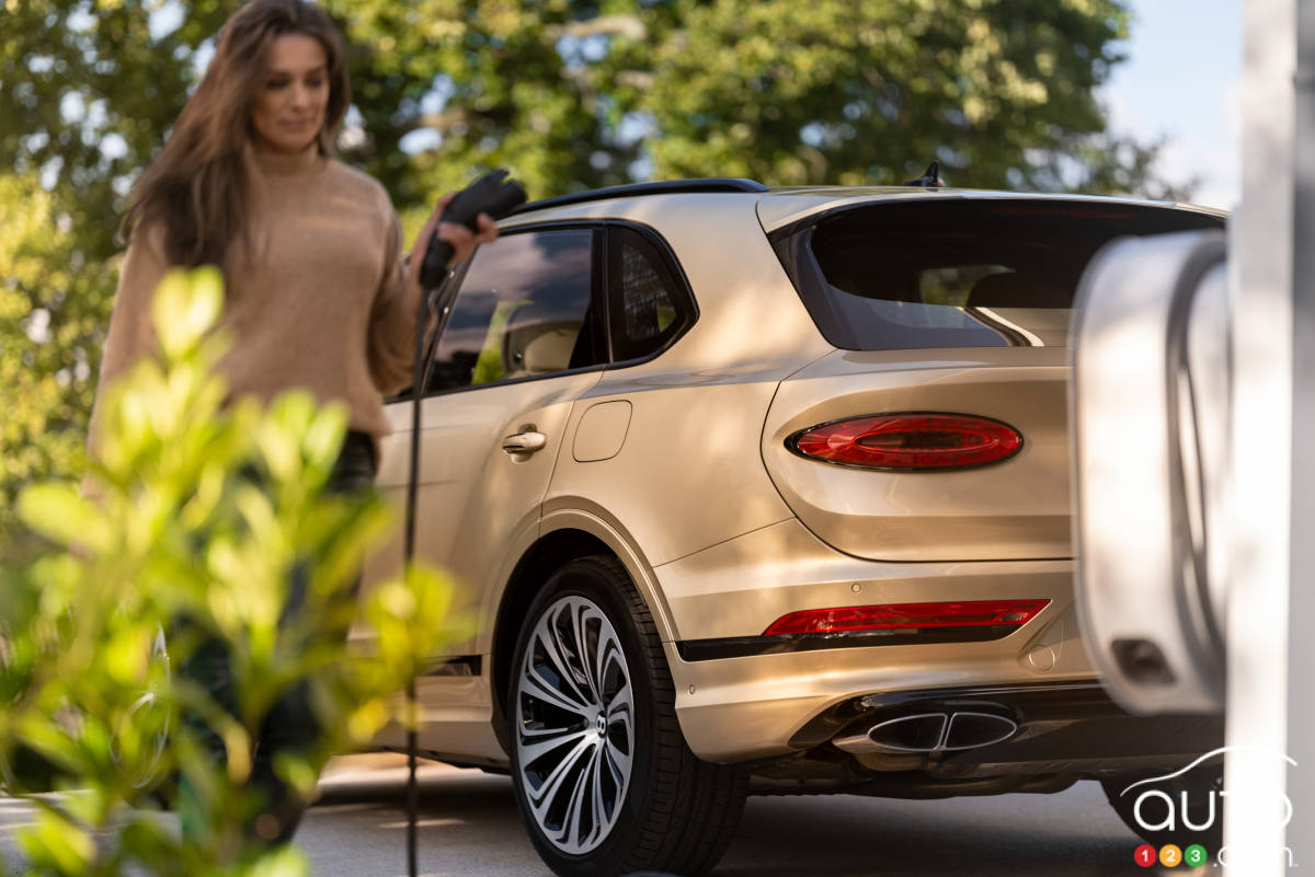 Bentley Bentayga, au chargement