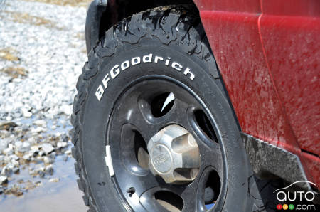 The BFGoodrich T/A K02, sidewall