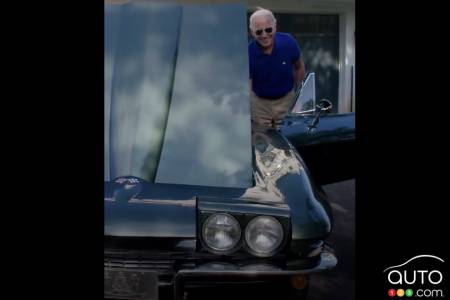 Joe Biden et sa Chevrolet Corvette 1967