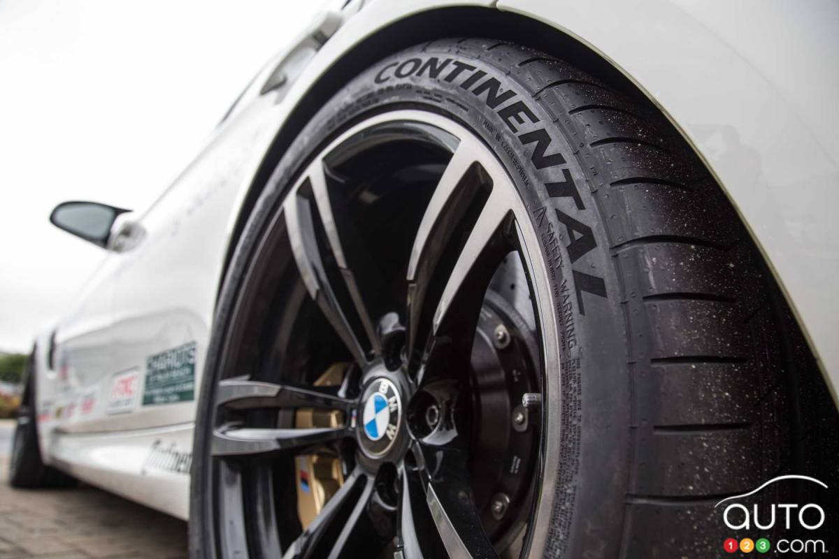 Des pneus Continental Extreme Contact Sport sur une BMW M3