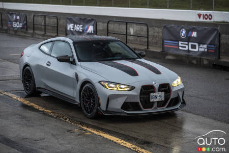 The 2023 BMW M4 CSL, raring to go at Mosport