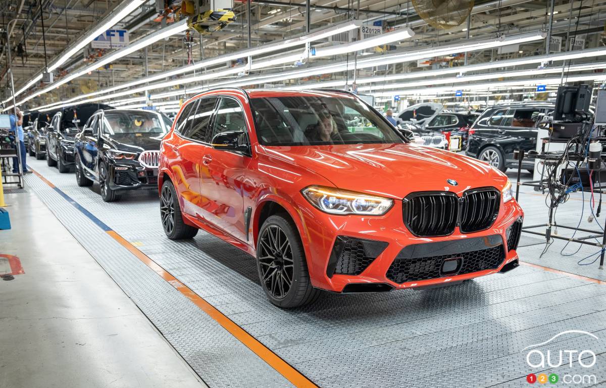 Dans l'usine de BMW à Spartanburg, en Allemagne