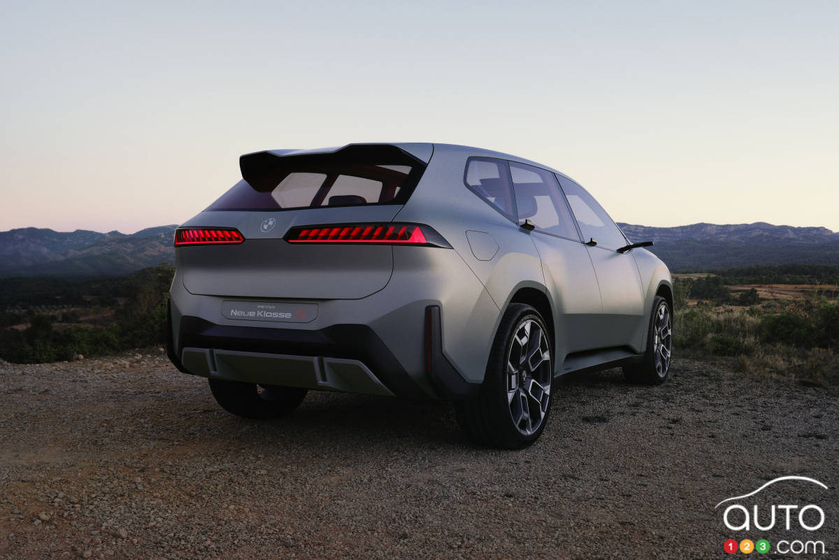 Le concept BMW Neue Klasse Vision X, arrière