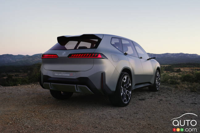 The BMW Neue Klasse Vision X concept, rear