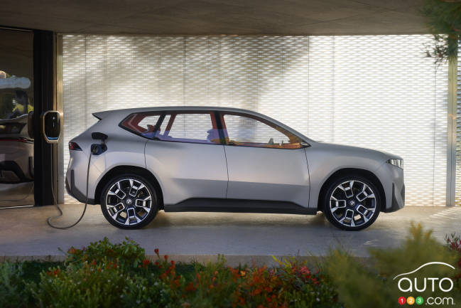 The BMW Neue Klasse Vision X concept, profile