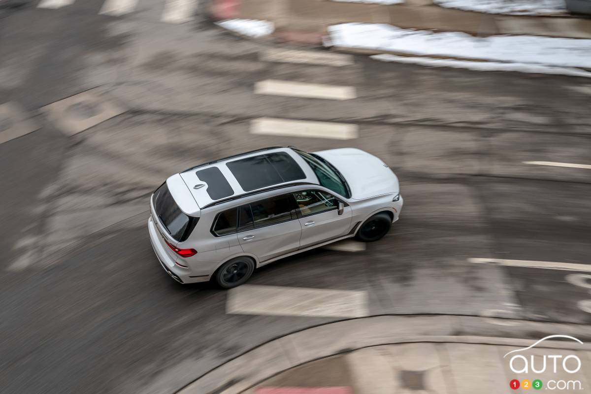 Le X7 tirant... rien