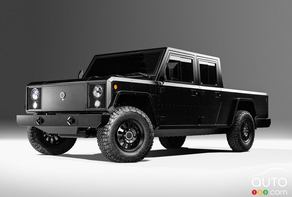 La camionnette B2 de Bollinger, en version concept