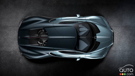 Bugatti Tourbillon, view from above