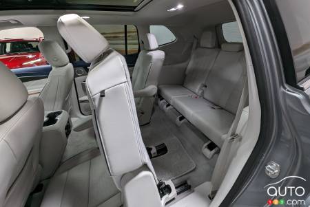 The 2025 Buick Enclave Avenir, second and third row seats