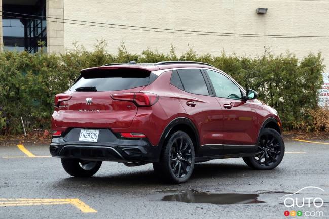 2024 Buick Encore GX, three-quarters rear