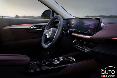 The interior of the 2024 Buick Envision