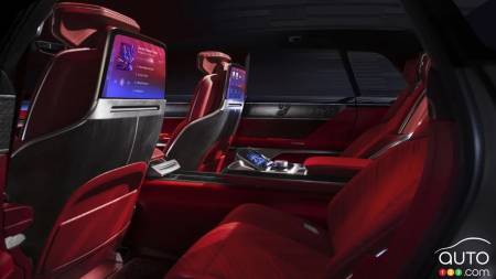 Cadillac Celestiq, second row of seats