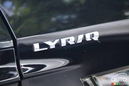 Logo sur le Cadillac Lyriq 2024