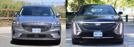 Comparison between Cadillac Lyriq and Genesis Electrified GV70