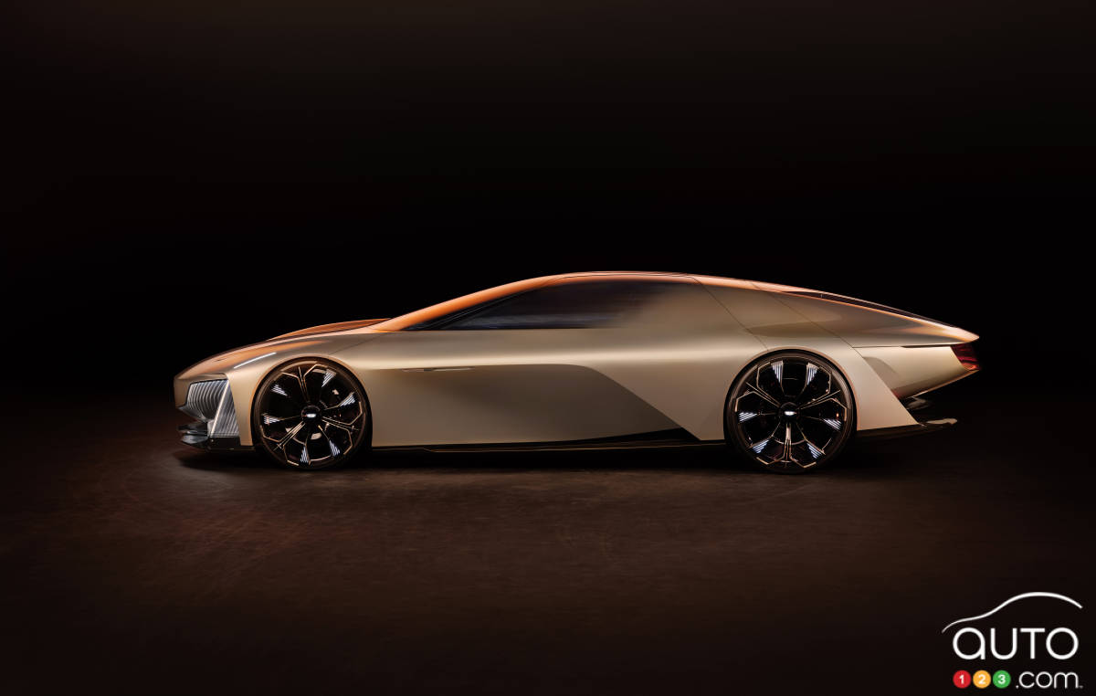 Concept Cadillac Opulent Velocity, de profil