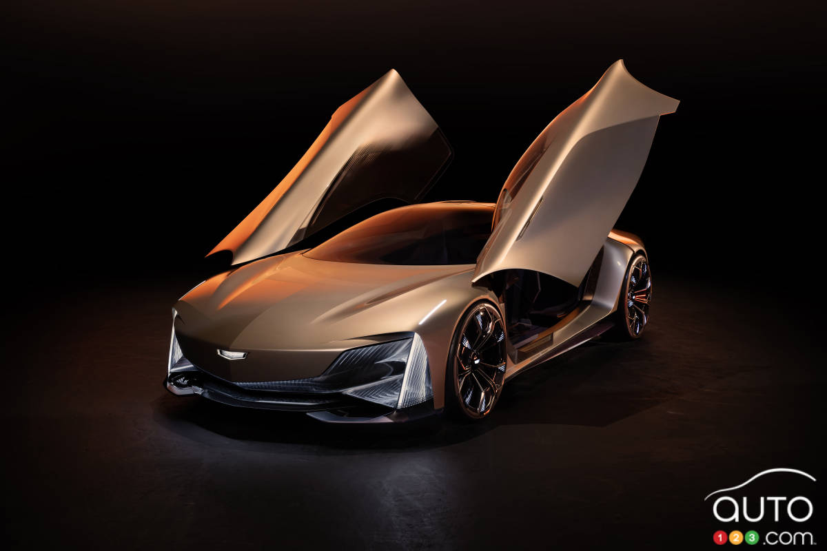 Concept Cadillac Opulent Velocity, portes ouvertes