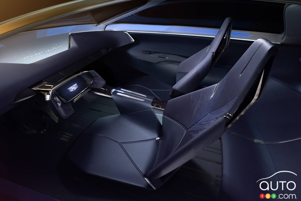 Concept Cadillac Opulent Velocity, sièges