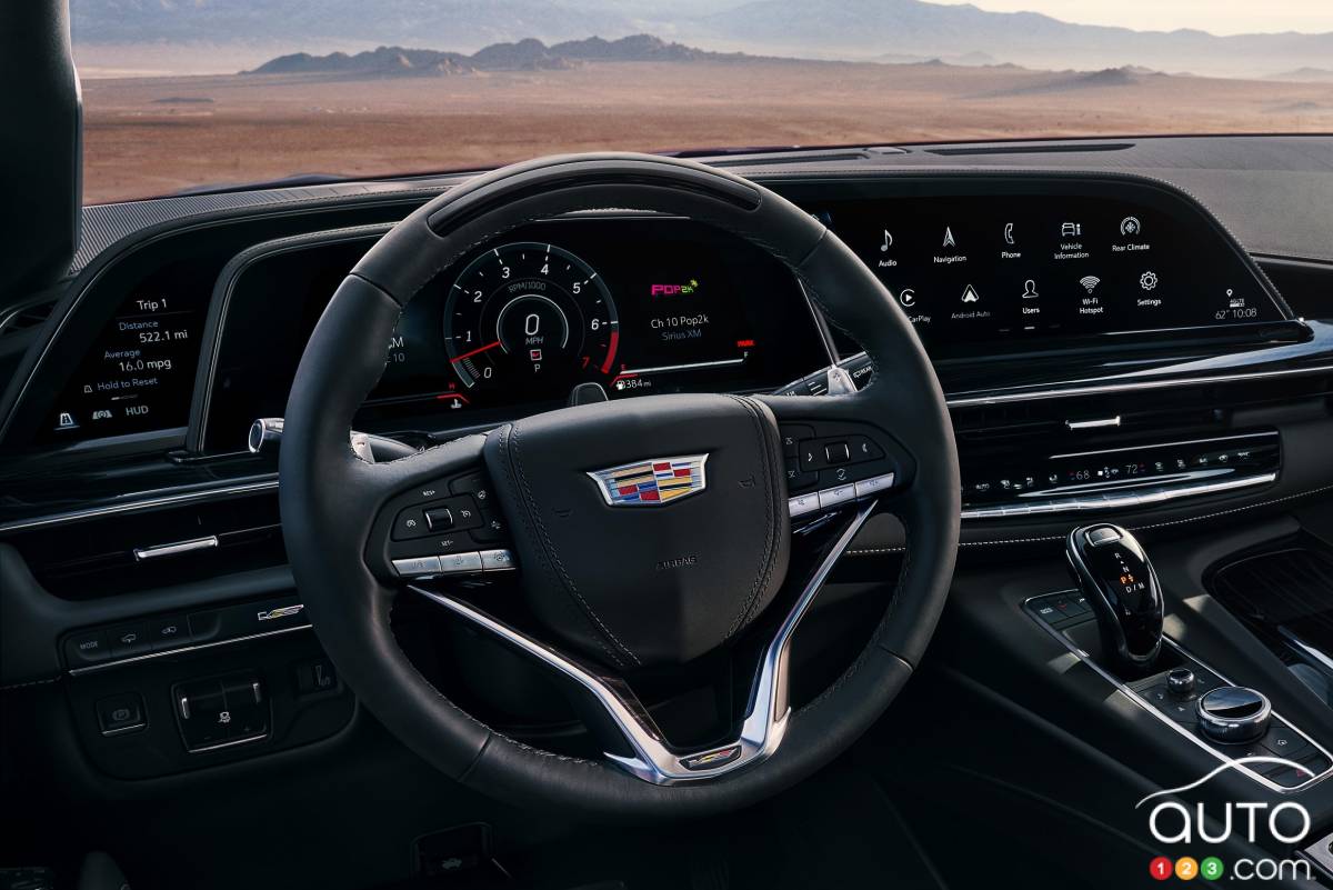 Cadillac Escalade V - Écran tactile