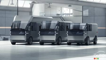 Canoo's three van prototypes