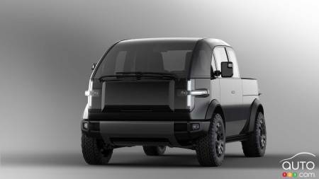 Canoo electric pickup concept, front