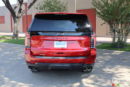 Chevrolet Tahoe Z71 2025, arrière