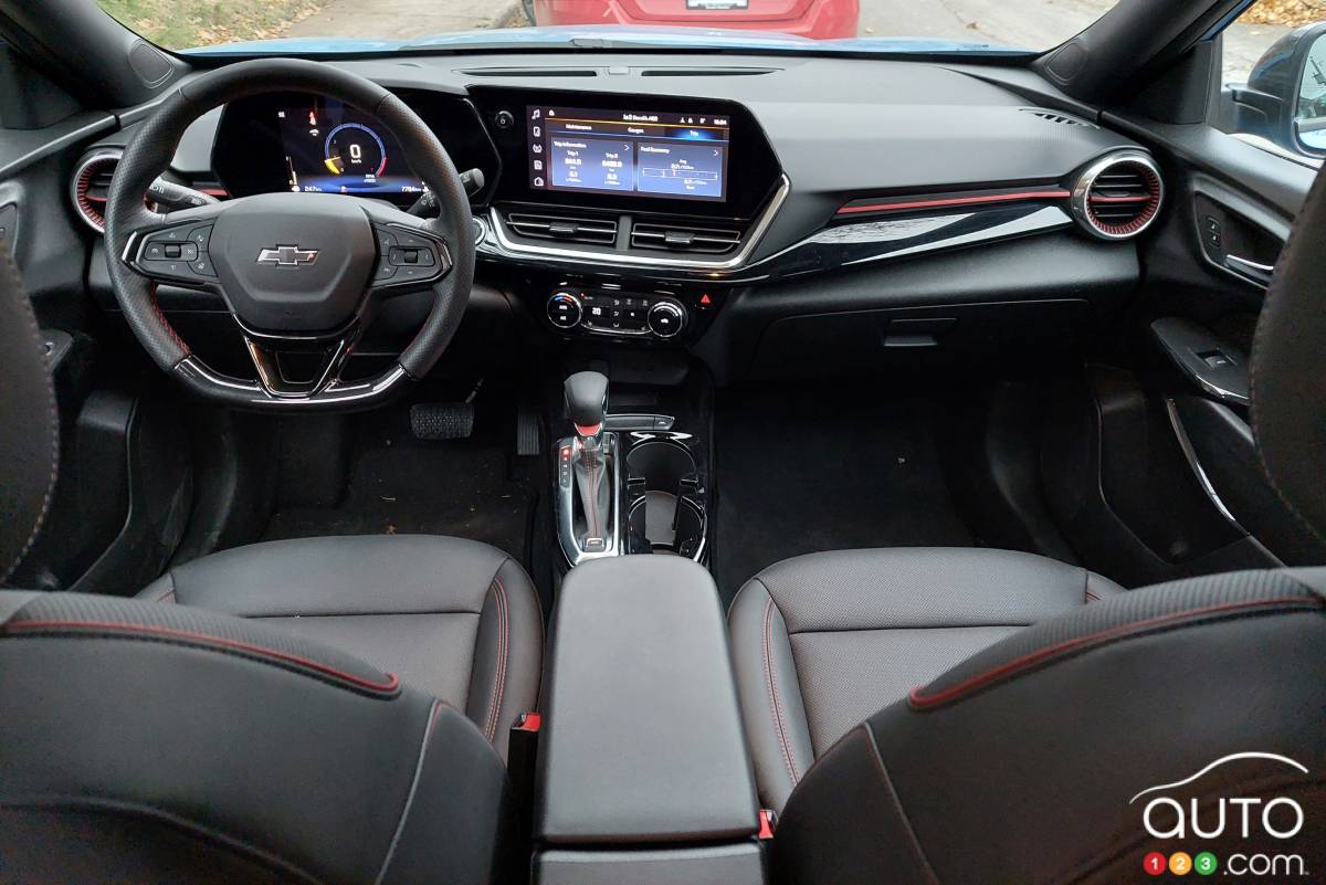 L'intérieur du Chevrolet Trax 2RS 2024
