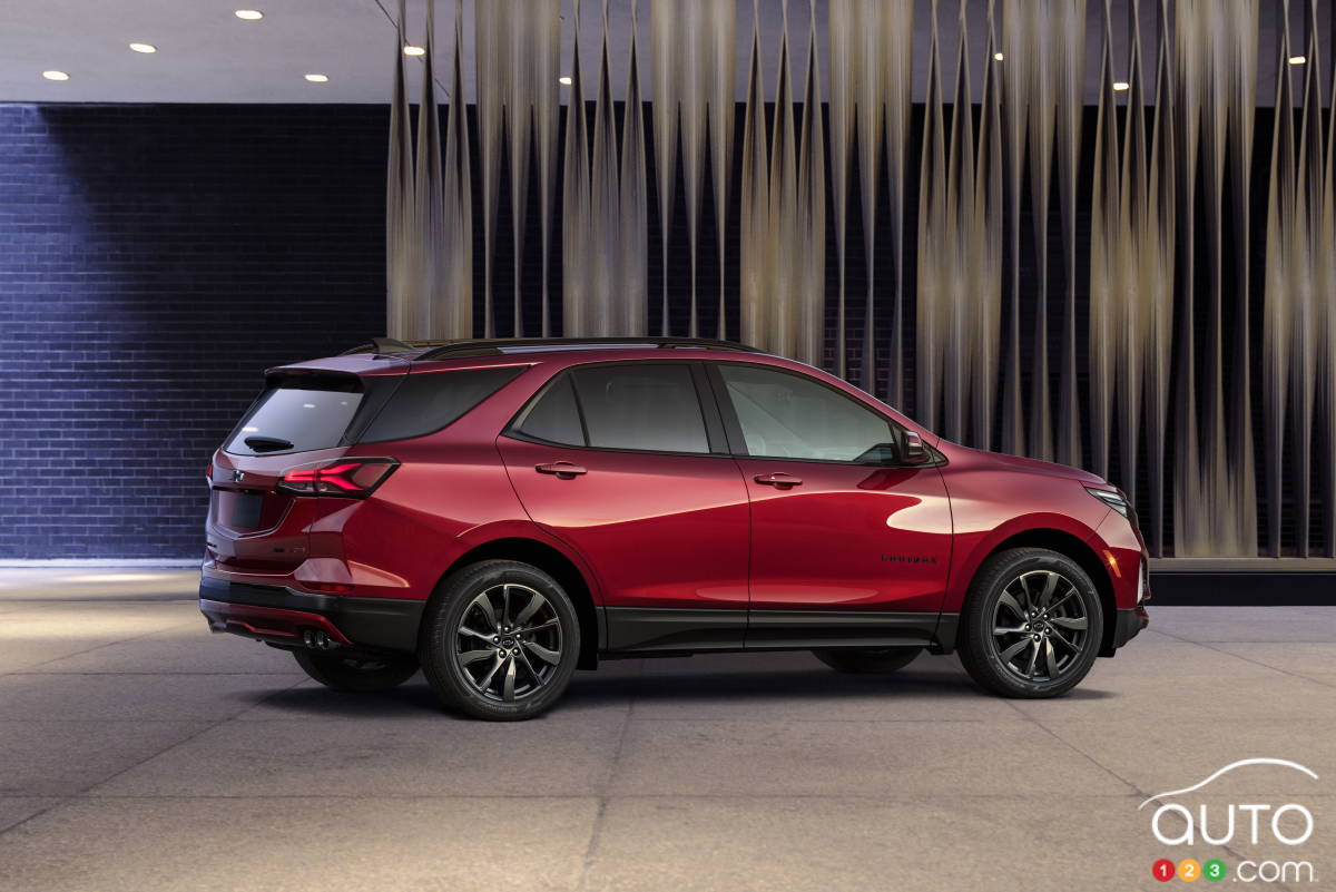 Chevrolet Equinox RS 2021, profil