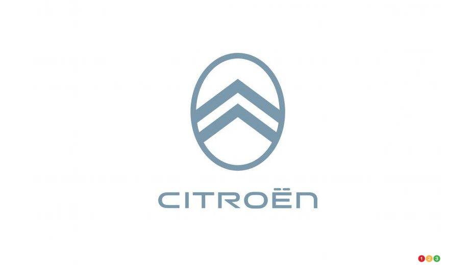 Logo bleu de Citroën