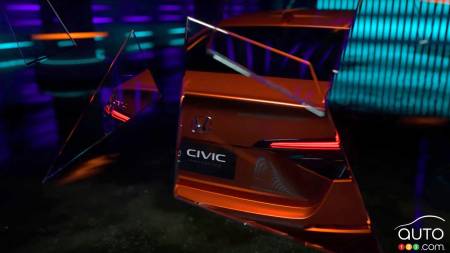2022 Honda Civic, trunk lid