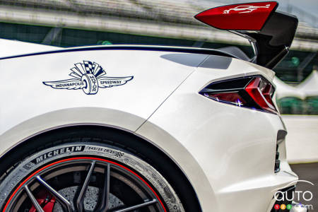 The Chevrolet Corvette Z06, detail